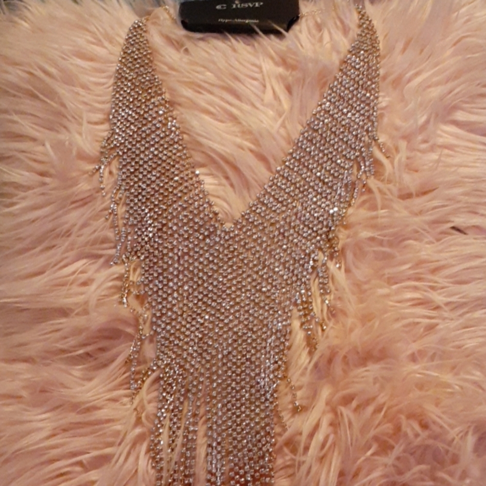 Pink Rosé Gold Necklace - Picture 2 of 2
